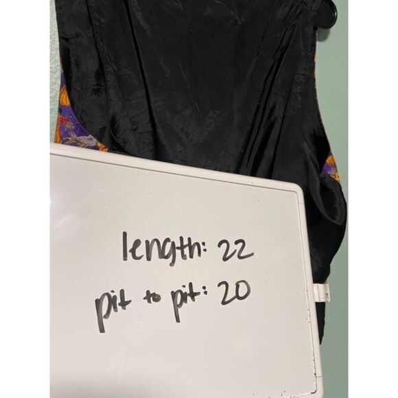 Vintage Women’s Scarecrow‎ Pumpkin Halloween Vest Large - Picture 7 of 7